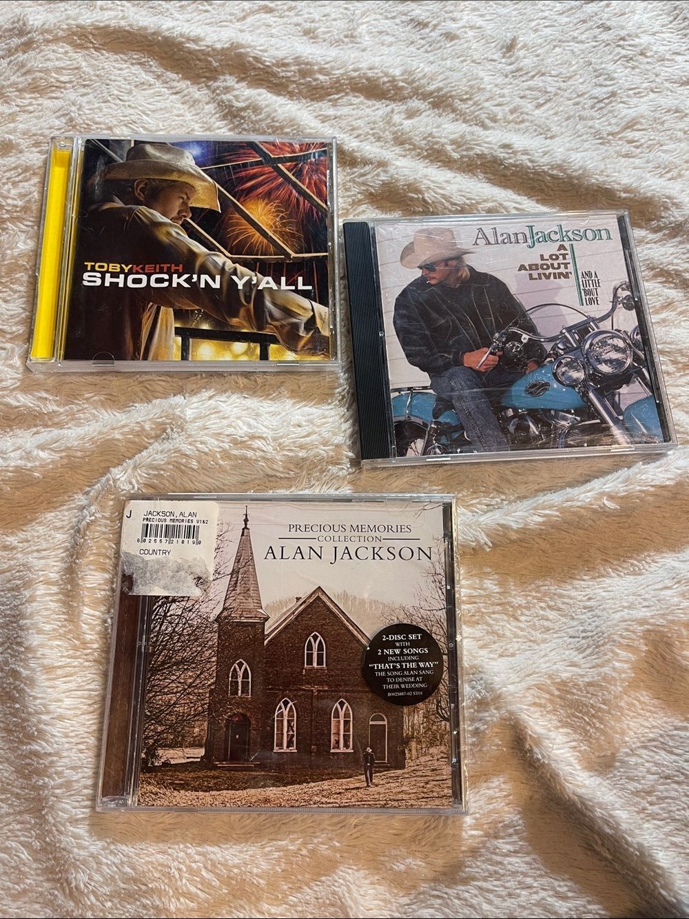 Toby Keith and Alan Jackson CD bundle